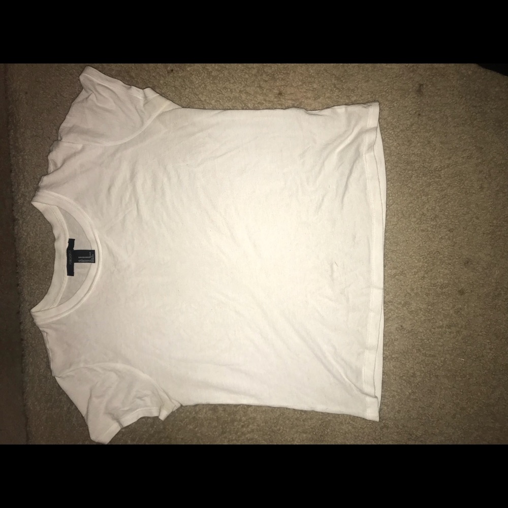 White Crop Top Size M